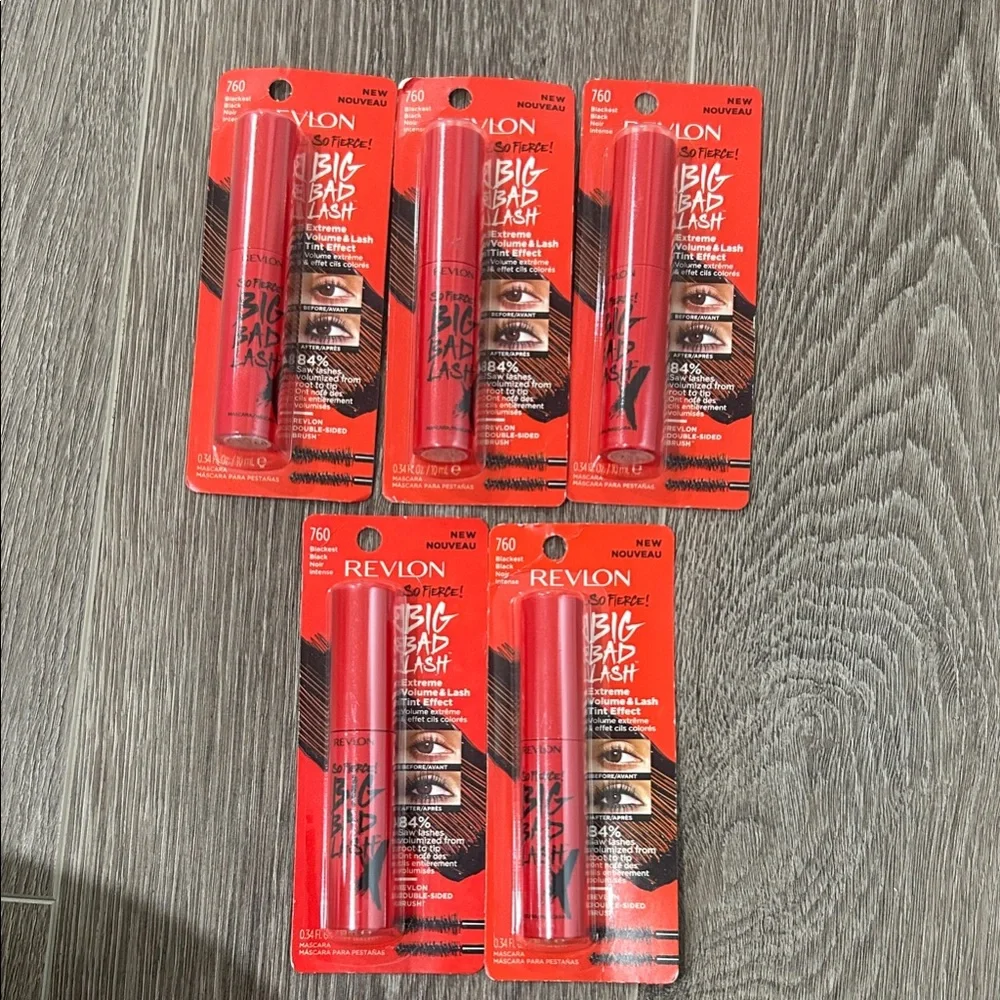 Revlon Big Bad Lash Mascara Bundle ( blackest black )